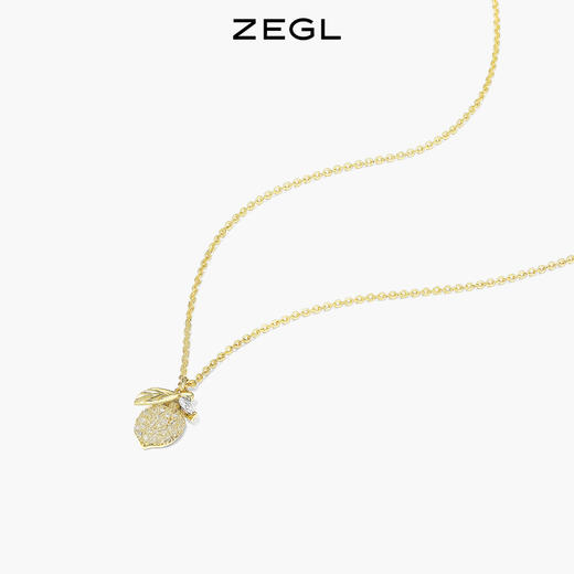 ZEGL设计师925纯银樱桃项链女设计感轻奢小众柠檬葡萄夏季锁骨链 商品图7