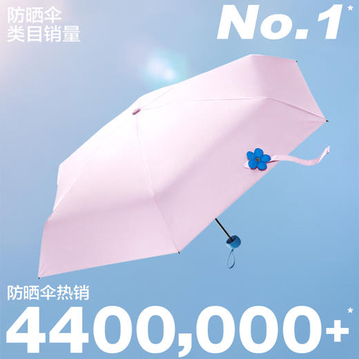 蕉下22新品太阳伞口袋系列花苞五折伞防紫外线遮阳伞迷你折叠 商品图0