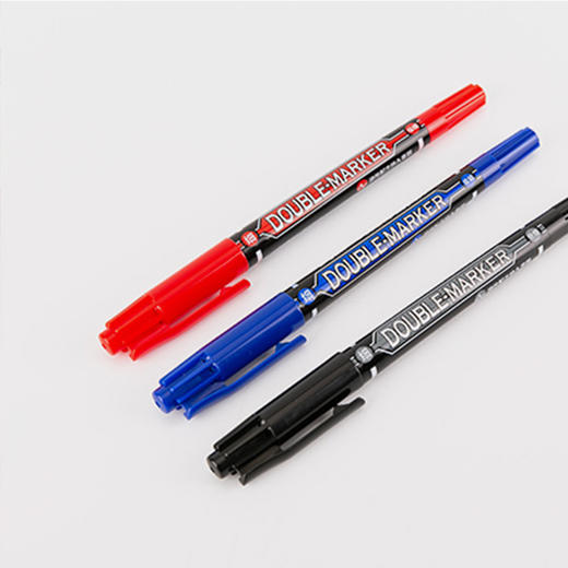 【仅供集采】晨光MG-2130文具 144支/包 记号笔 快干双头油性笔防水不褪色持久勾线笔办公商务专用会议标记涂鸦签字顺滑多功能彩色记号笔 商品图0