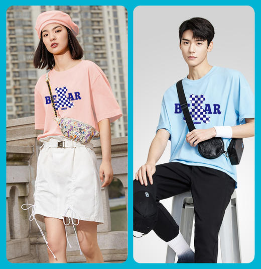 【520】情侣个性定制T恤 商品图1