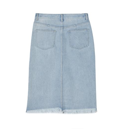 做旧破洞款牛仔半裙 商品图1