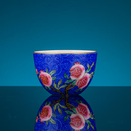 【宝瓷林】扒花三果小罗汉杯套组 商品图2