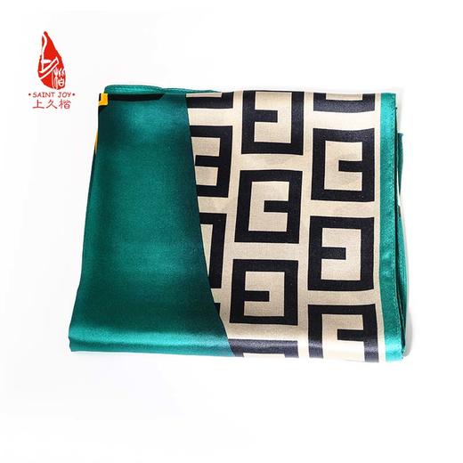 SAINTJOY/上久楷真丝方巾100%桑蚕丝FJS22011莫兰迪 商品图11