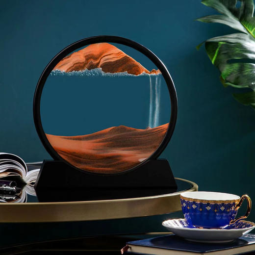 减压3D流沙画摆件;弘扬塞罕坝精神3D流沙画减压;办公室减压摆件 商品图3