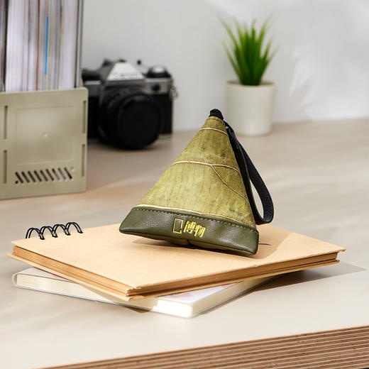 博物文创 真树叶迷你粽子零钱包仿真复古原创简约风钥匙包卡包-分销 商品图2
