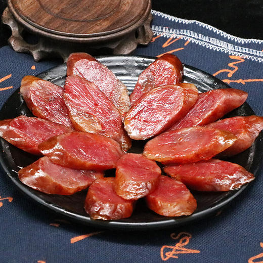 雅妹子 农家烟熏四川腌腊 广味香肠500克 商品图3