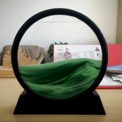 减压3D流沙画摆件;弘扬塞罕坝精神3D流沙画减压;办公室减压摆件 商品图4