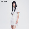 FIVEPLUS2022新款女夏装国风小立领连衣裙女泡泡袖修身波点裙子2WN2082370 商品缩略图1