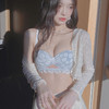 黛唯梵【抖音爆款 梦幻纯欲风！夏日心动内衣】性感半杯内衣少女小胸聚拢显大小胸专用无肩带防滑文胸罩套装 商品缩略图0