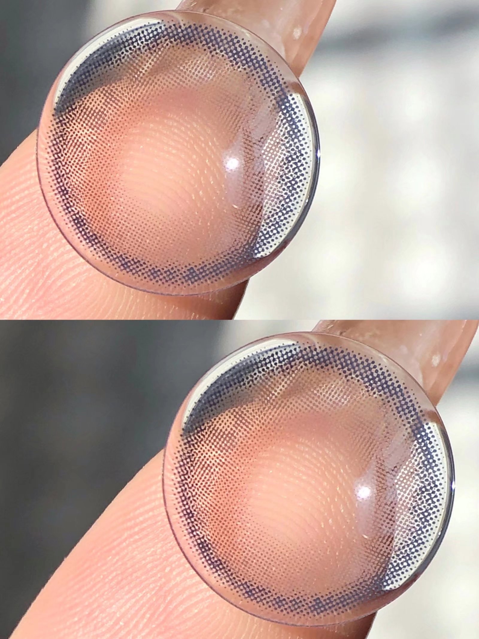 DIVABISOU年抛隐形眼镜 马卡龙紫14.2mm 一副/2片-VVCON美瞳网5