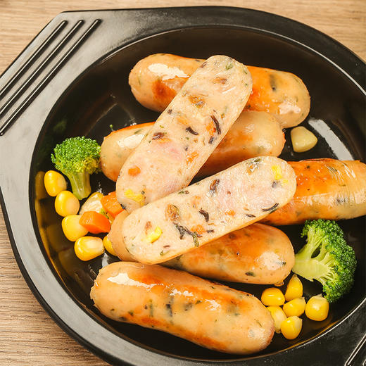 蔬菜纤维膳食肠10根装 烤肠 600g*3袋 商品图4