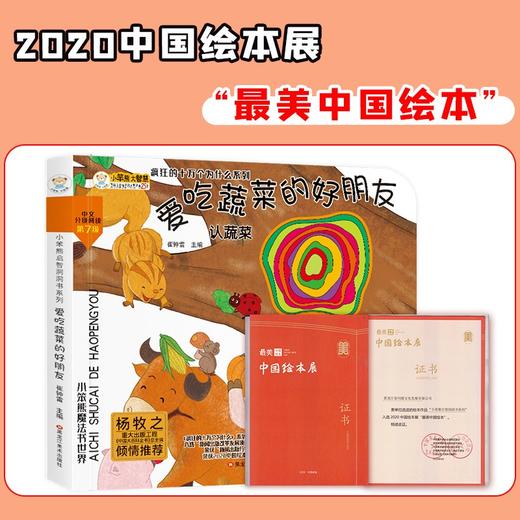 (仓发) 小笨熊 幼儿园早教翻翻书洞洞书 爱吃蔬菜的好朋友 绘本 精装3d立体书翻翻书 婴幼儿情景体验认知绘本揭秘宝宝益智撕不烂 认知早教 游戏书 睡前/9787559353030 商品图2