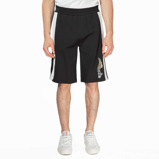 RICHMOND 男士logo印花休闲短裤 黑色 RMP19204BE BLACK 商品图0