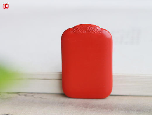 [ 万境 ]  朱砂平安无事牌吊坠 商品图0