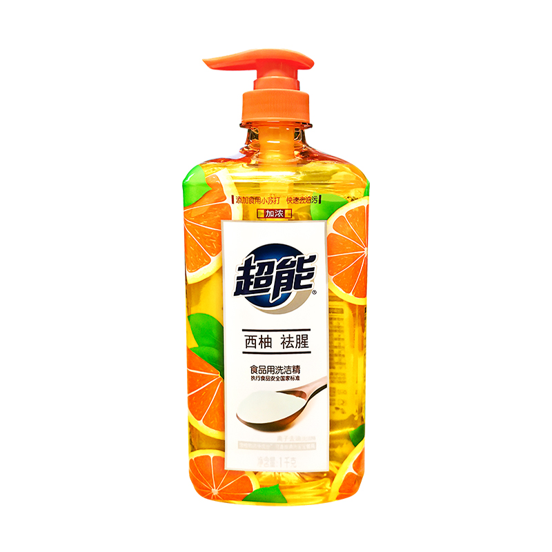 超能离子洗洁精西柚祛腥1kg