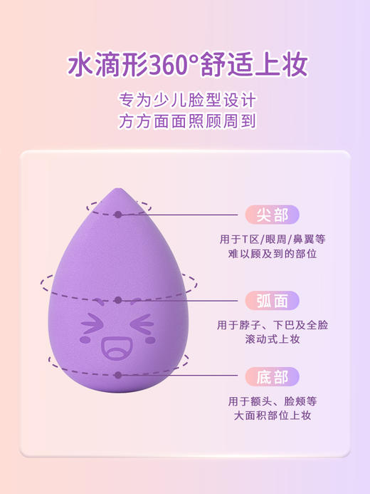 柒小仙笑颜Q弹彩妆蛋 可爱表情粉扑不吃粉化妆美妆蛋 商品图4