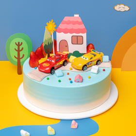 【新品推荐】小小赛车手2磅蛋糕  提前4小时下单 免费送货上门