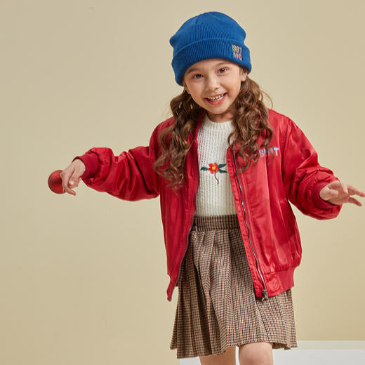 【反季特价清仓】龙之涵 儿童棒球服棉衣 中大童加厚保暖棉外套 休闲时尚 婴幼儿A类标准 商品图2