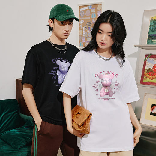 【520】情侣个性定制T恤 商品图2