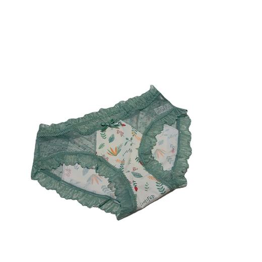 黛唯梵日系田园都市碎花女士蕾丝法式轻柔透气舒适甜美可爱少女网纱内裤 商品图4