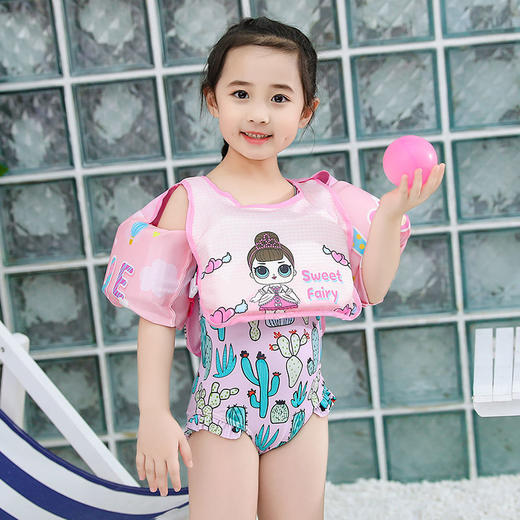 抖音爆款 专业儿童救生衣新款浮力水袖手臂圈婴幼儿救生衣浮力背心 商品图4