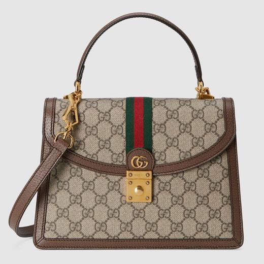 【欧洲专柜直通车】Gucci 古驰 女士Ophidia系列小号手提包/肩挎包 651055 商品图8