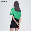 FIVE PLUS2022新款女夏装甜美花朵印花圆领T恤女宽松短袖套头衫短2WN2023100 商品缩略图2