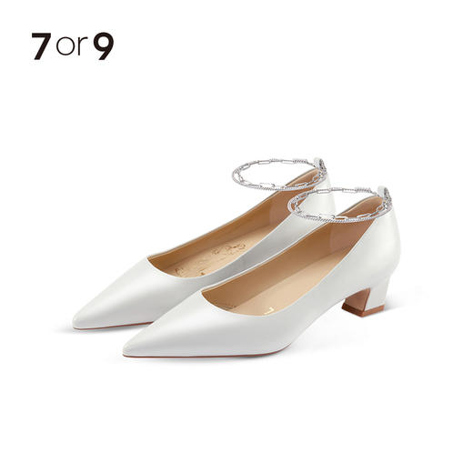 银色细方格脚背链 商品图2