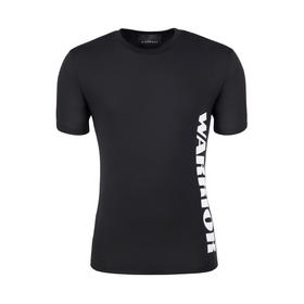 RICHMOND 男士棉质warrior字母印花圆领短袖T恤 黑色 RMP19223TS BLACK