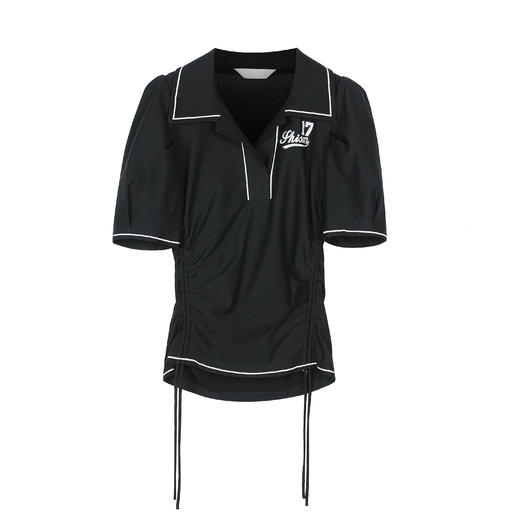 抽绳修身POLO衫 商品图0