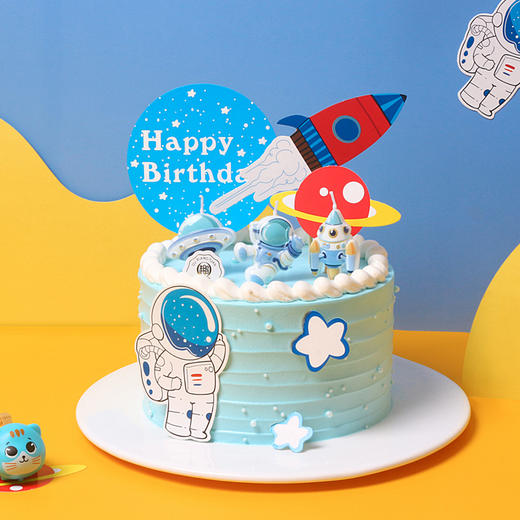 小小宇航员  1.5磅蛋糕 提前4小时下单 免费送货上门 商品图0