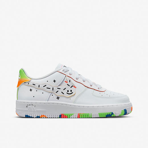 小耐克Air Force 1空军一号女子GS大童板鞋DV1366-111 商品图1