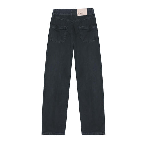 休闲宽松牛仔长裤 商品图1