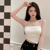 2022时尚新款性感纯色吊带美背内搭裹胸外穿固定杯带胸垫背心防走光抹胸内衣女 商品缩略图1