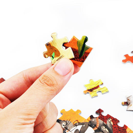 (仓发) 小红花邦臣拼图500块•可爱小猫10岁+宝宝幼儿儿童拼图纸制拼图玩具生日礼物0-3-6岁益智游戏儿童新年礼物/中国人口出版社/北京小红花图书工作室/9787510161421 商品图7