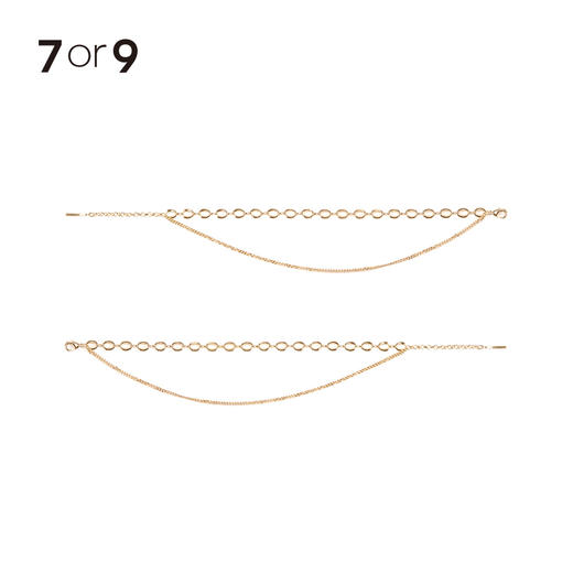 浅金O字脚背链 商品图4