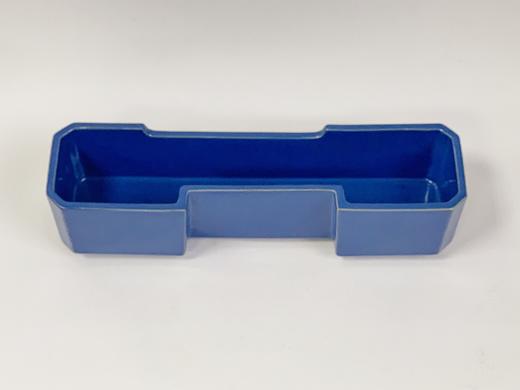 日本中古蓝釉陶器 孟菲斯风格 X0179 商品图4