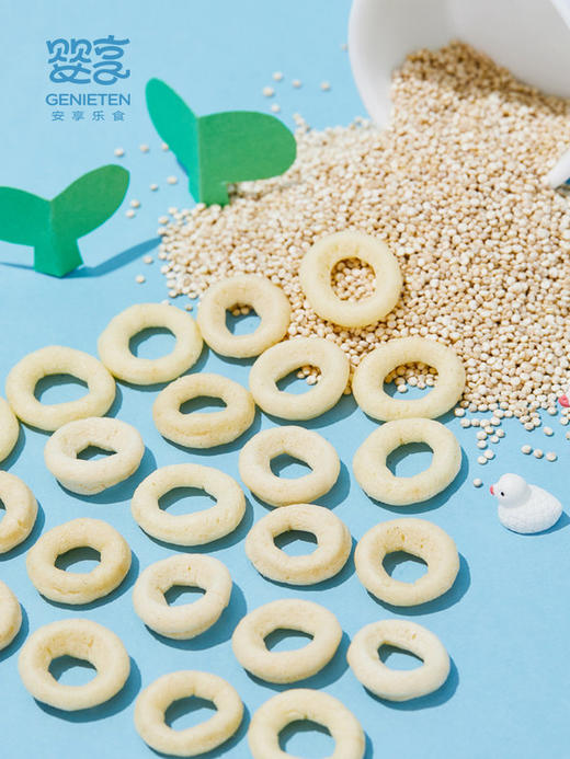 婴享手指泡芙藜麦味泡芙圈粗粮谷物圈 商品图2