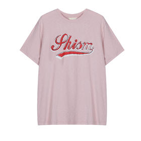 复古印花宽松T恤