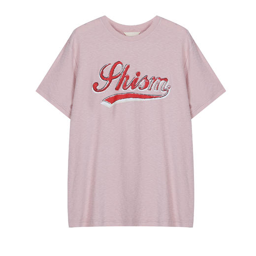 复古印花宽松T恤 商品图0