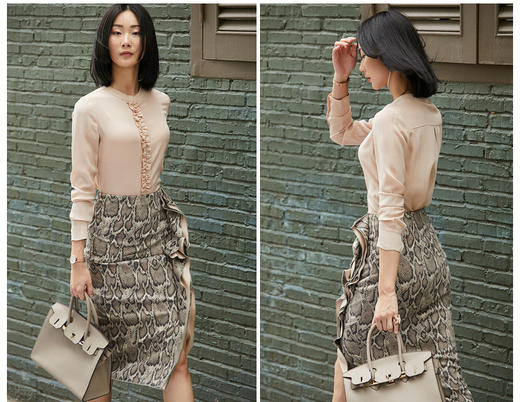 J9233750A颈袖添香2024新款花边真丝衬衫（四季可穿） 商品图4