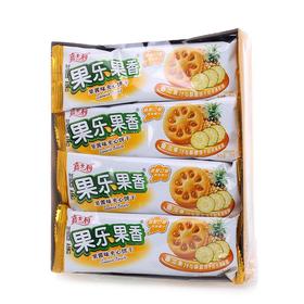 嘉士利牌果乐果香凤梨味果酱夹心饼干300g/包