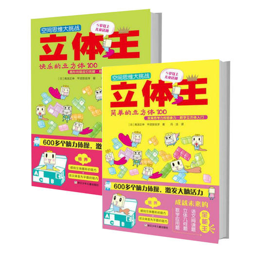 空间思维大挑战：立体王·快乐的立方体100+简单的立方体100 商品图0