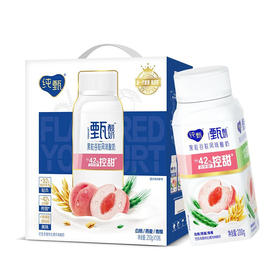 纯甄甄酸奶白桃燕麦青稞口味风味酸牛乳利乐冠200g×10瓶（礼盒装）