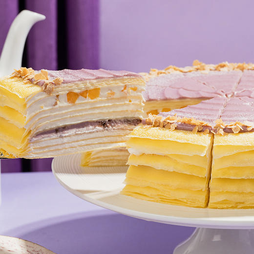 【芒果芋泥千层】浓香芋泥&多汁芒果&黑巧脆脆，一口享千层美味（浏阳） 商品图3