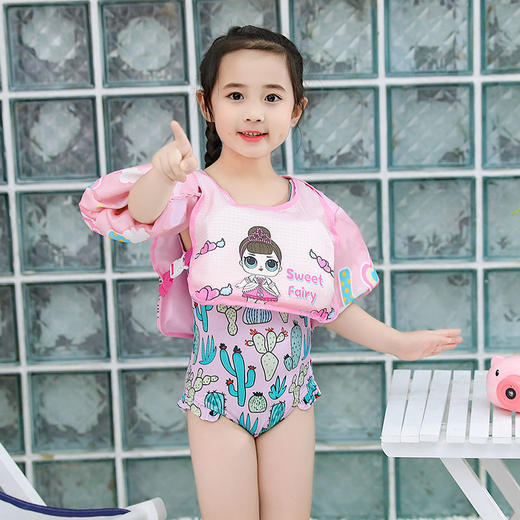 抖音爆款 专业儿童救生衣新款浮力水袖手臂圈婴幼儿救生衣浮力背心 商品图5