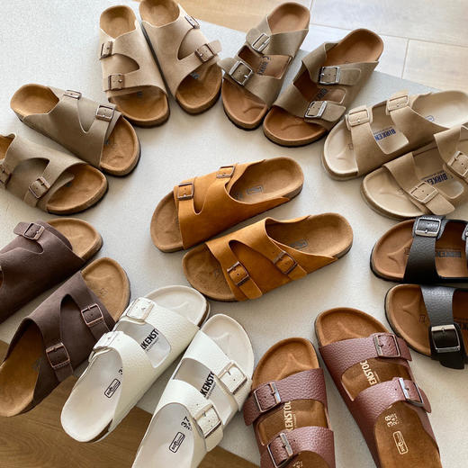 勃肯 反毛半包款 拖鞋062702 商品图0