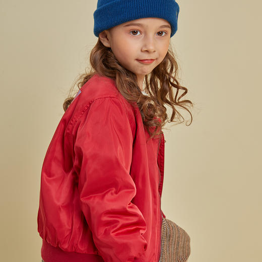 【反季特价清仓】龙之涵 儿童棒球服棉衣 中大童加厚保暖棉外套 休闲时尚 婴幼儿A类标准 商品图7