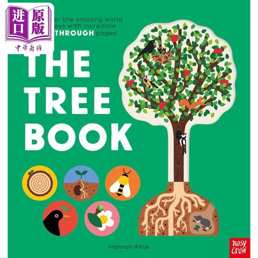 【中商原版】The Tree Book 树之书 英文原版 进口原版 5岁及以上 儿童纸板书 树木知识绘本 Hannah Alice 商品图0