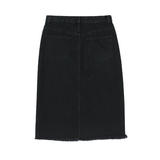 做旧破洞款牛仔半裙 商品图1